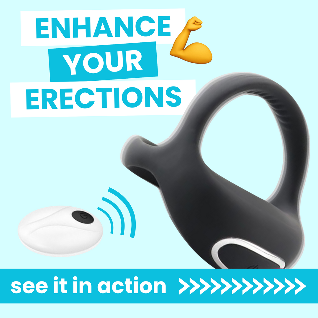 ADMIRE Dual Silicone Vibrating C-Ring with Remote – TooTimid.com