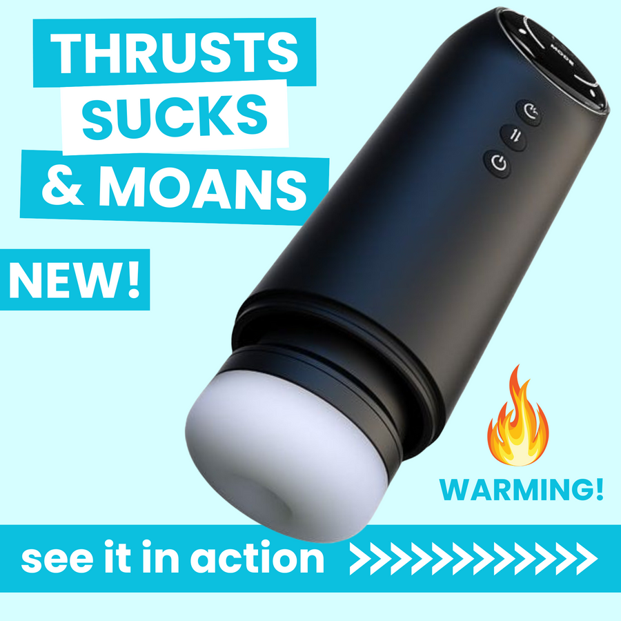 Thrusts, sucks, and moans! It warms too! See it in action