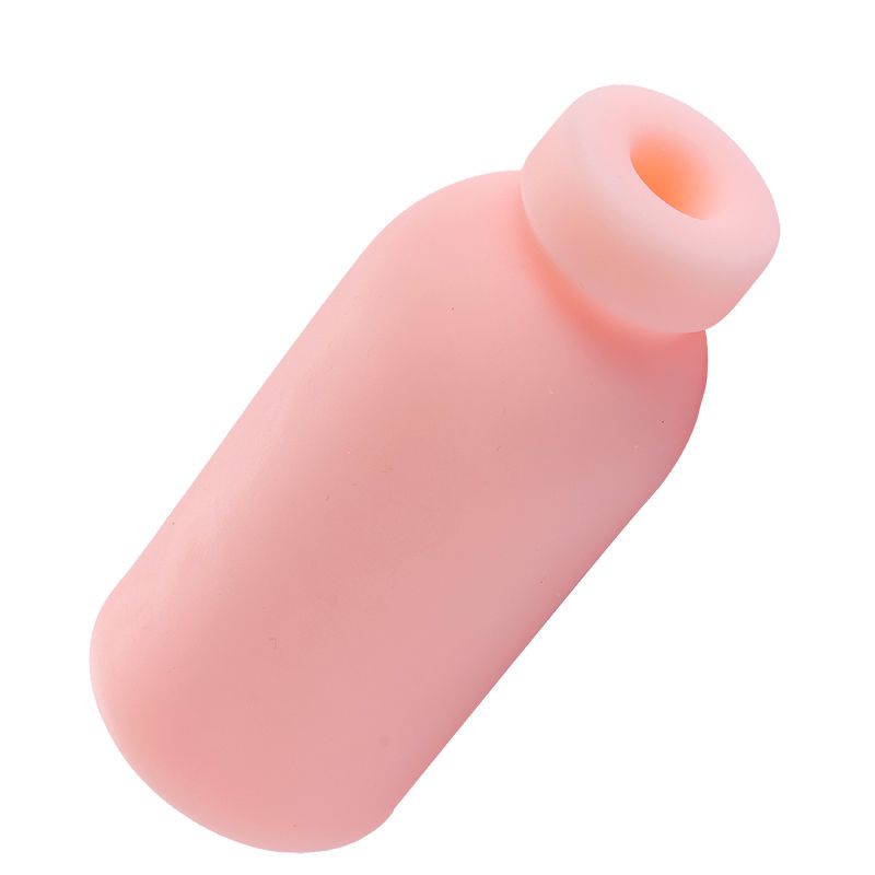 Side angle of masturbator