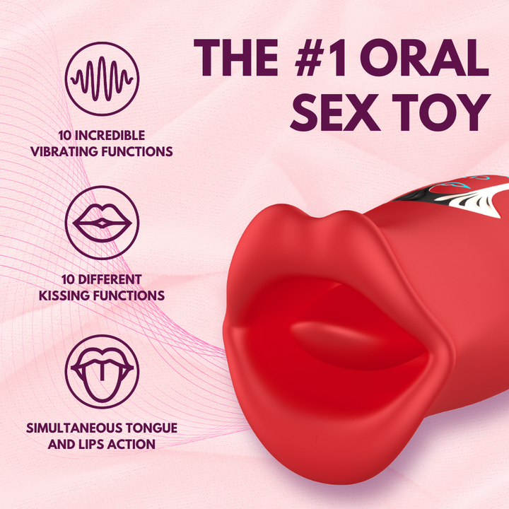 Best Oral Sex Toy with Tongue - 10 Vibration Modes