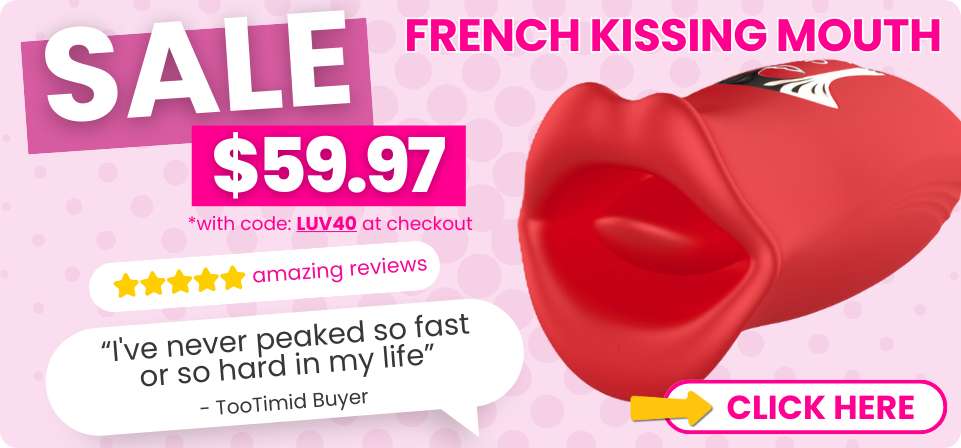 RED FRENCH KISSING MOUTH SALE - CLICK HERE