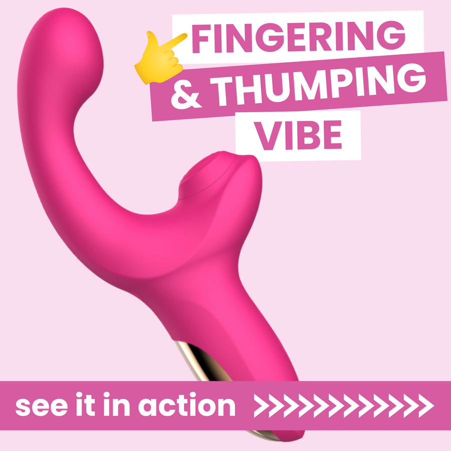 Fingering & thumping vibe - see it in action