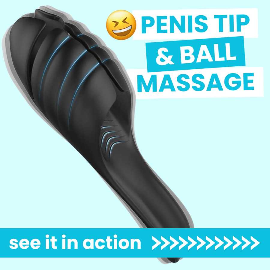 Penis tip and ball massage. See it in action >