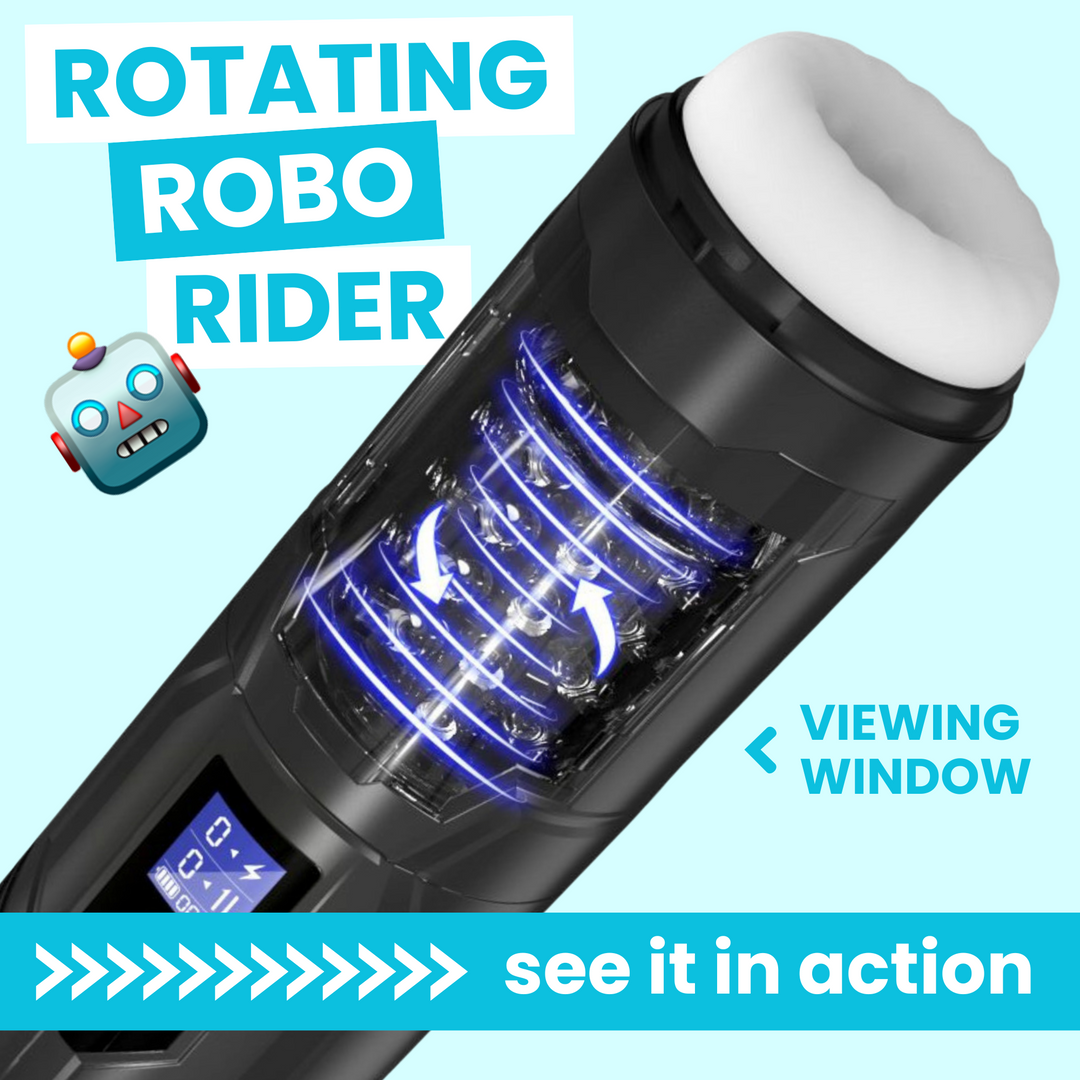 rotating robo rider with viewing window. See it in action 