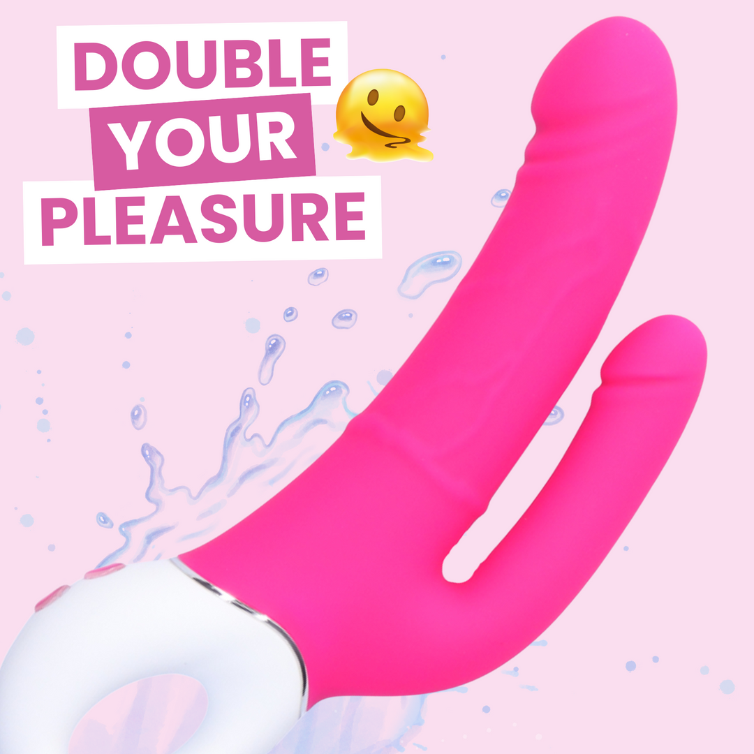 double your pleasure with melting face emoji