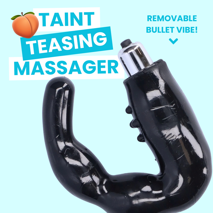 TAINT TEASING MASSAGER. REMOVABLE BULLET VIBE! 