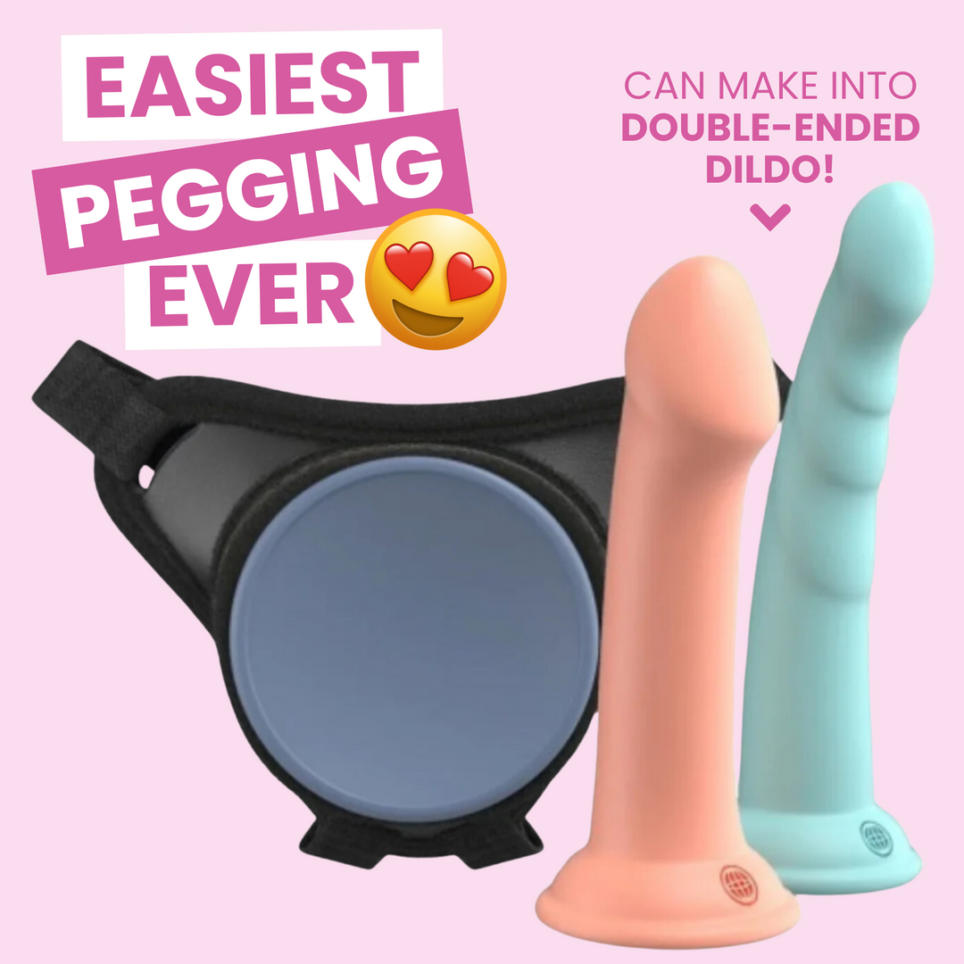 EASIEST PEGGING EVER. CAN MAKE INTO DOUBLE-ENDED DILDO! 