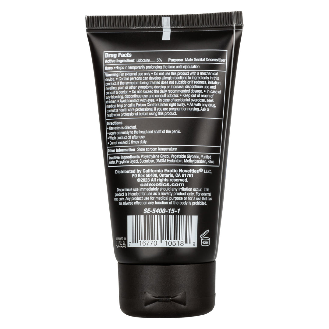 Men's Penis Cream Desensitizing Enhancer - Back Side