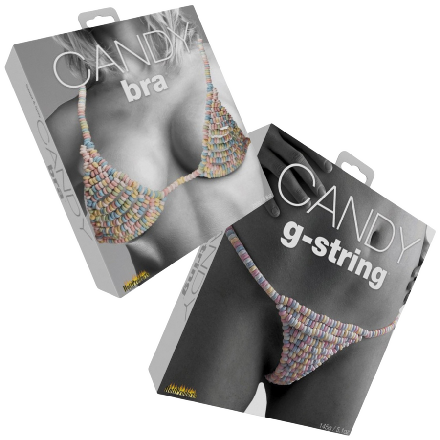 Candy Bra and g-string packaging