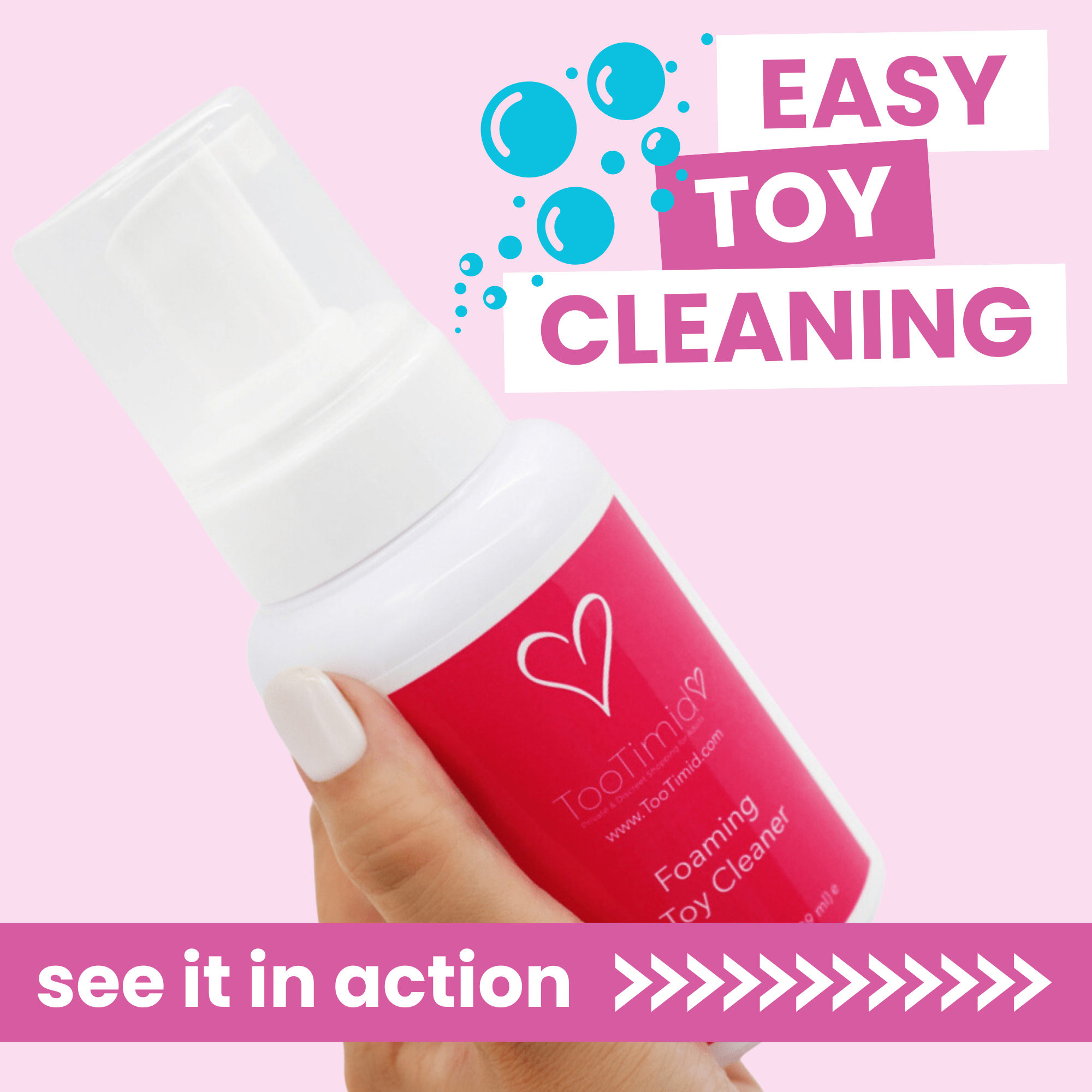 Foaming Toy Cleaner - Large 8.1oz Bottle