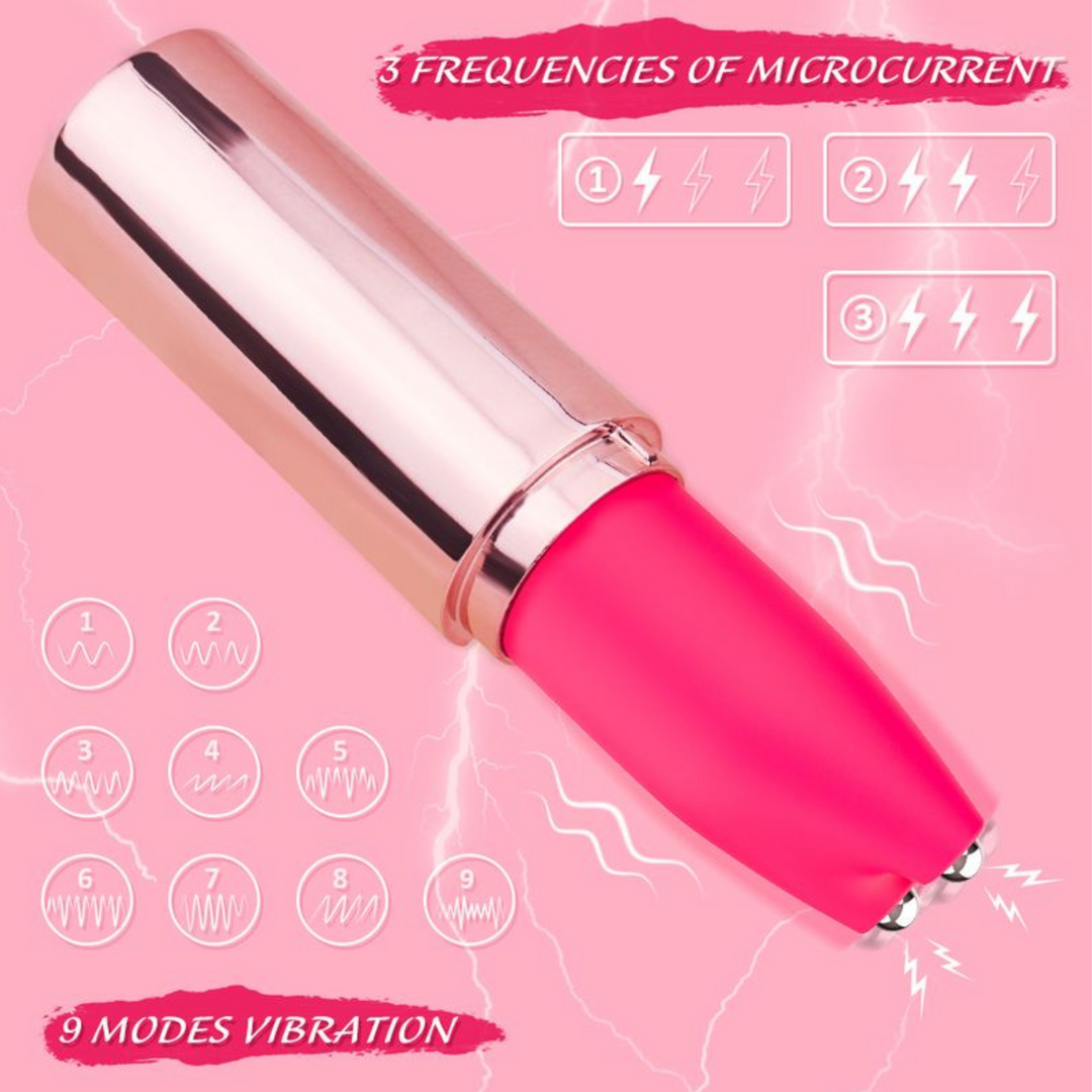 Pink Electrical Stimulation  Lipstick Vibrator