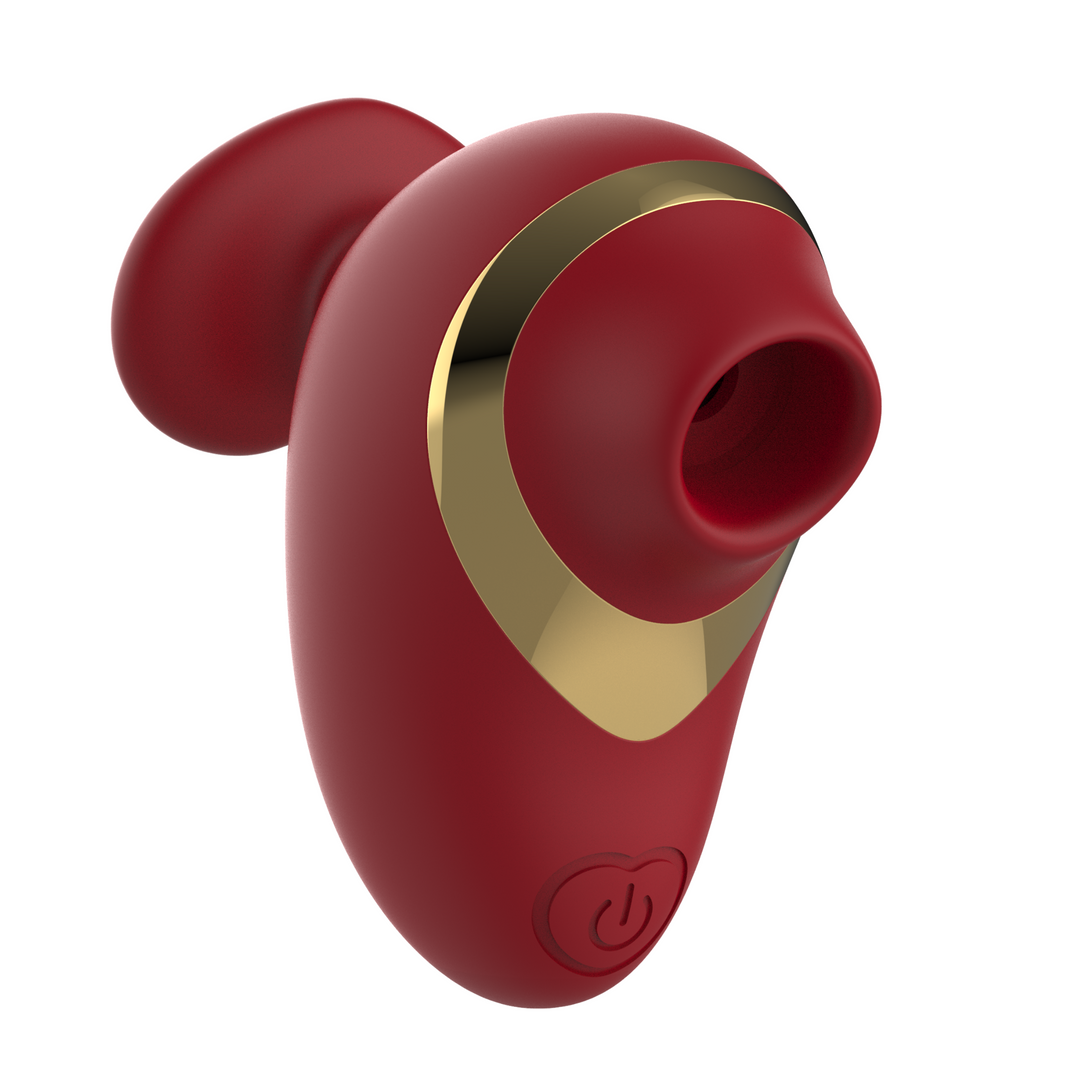 Image of red air pulse vibrator with finger hold