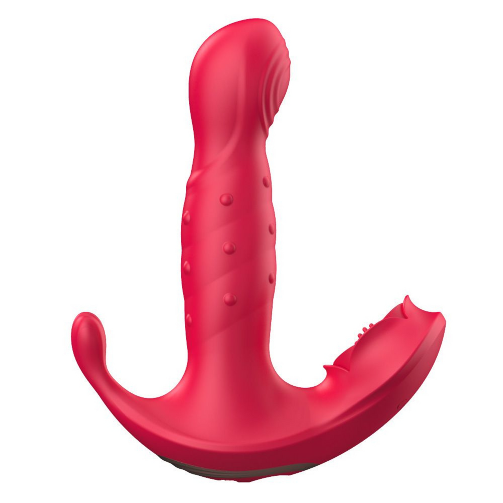 red triple stimulator vibrator