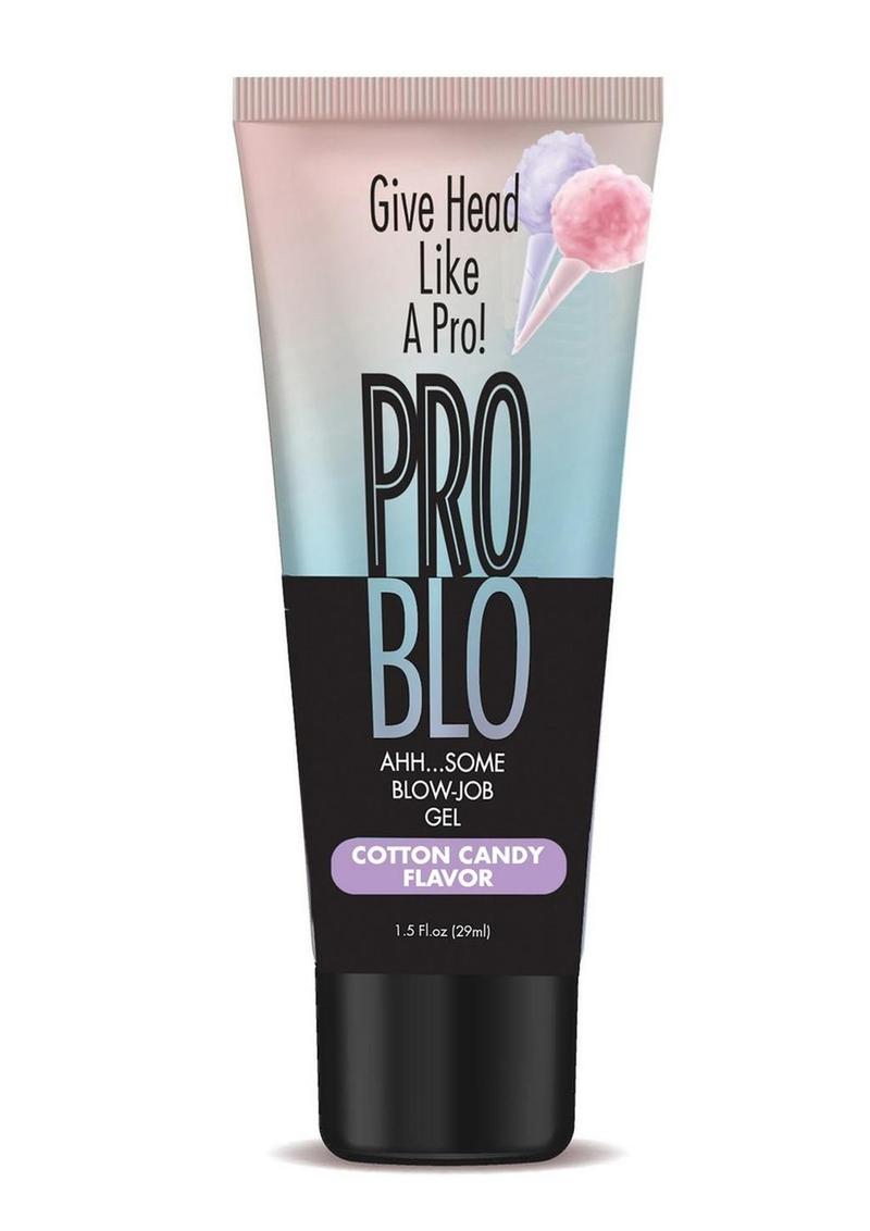 Give head like a pro! tube of cotton candy flavored blowjob gel 