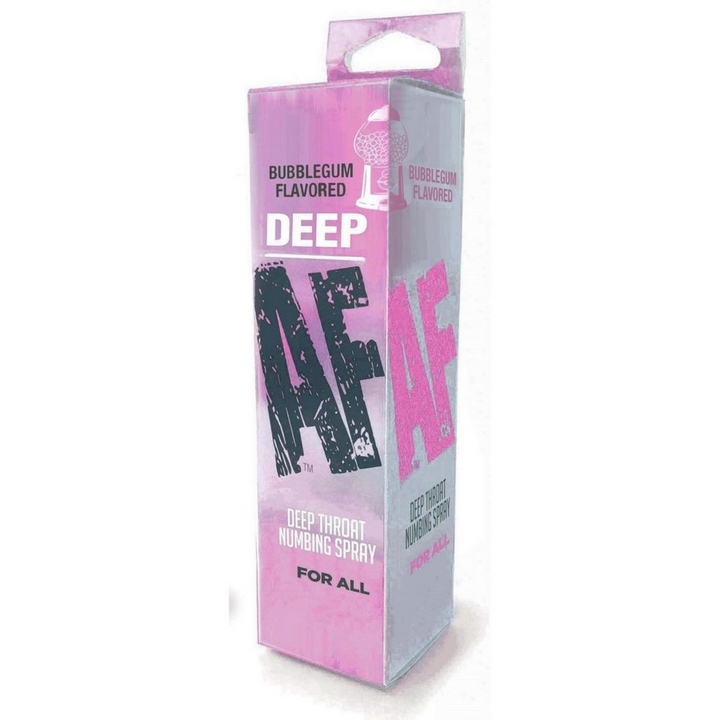 bubblegum throat spray in box