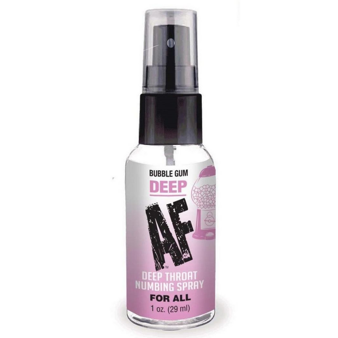 bubblegum throat spray in bottle