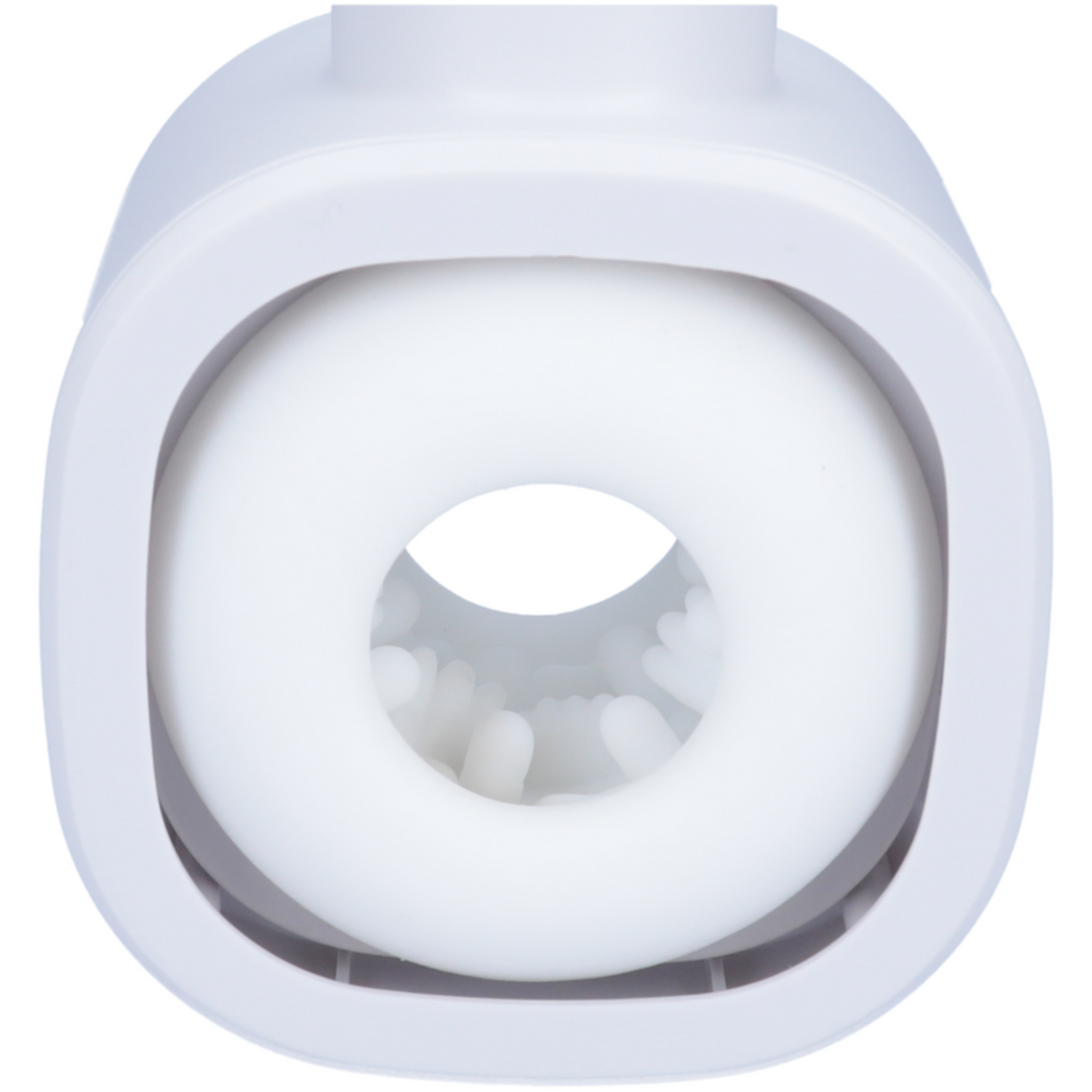 interior view of white thrusting masturbator