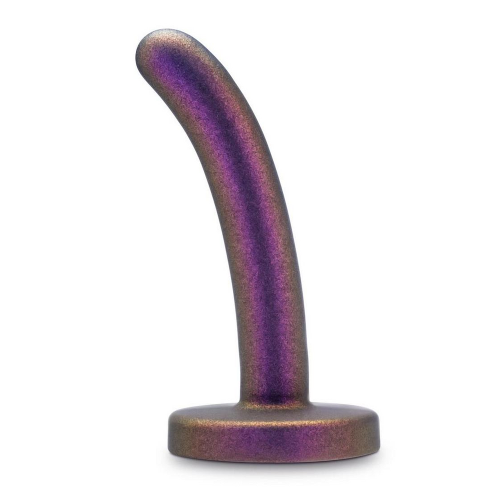 Power purple Temptasia pegging dildo standing up 