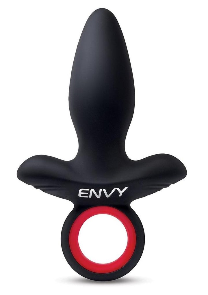 black ENVY butt plus with white lettering and red handle 