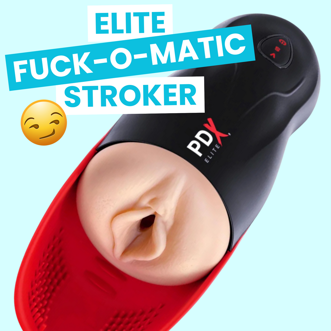 ELITE FUCK-O-MATIC. Smirk face