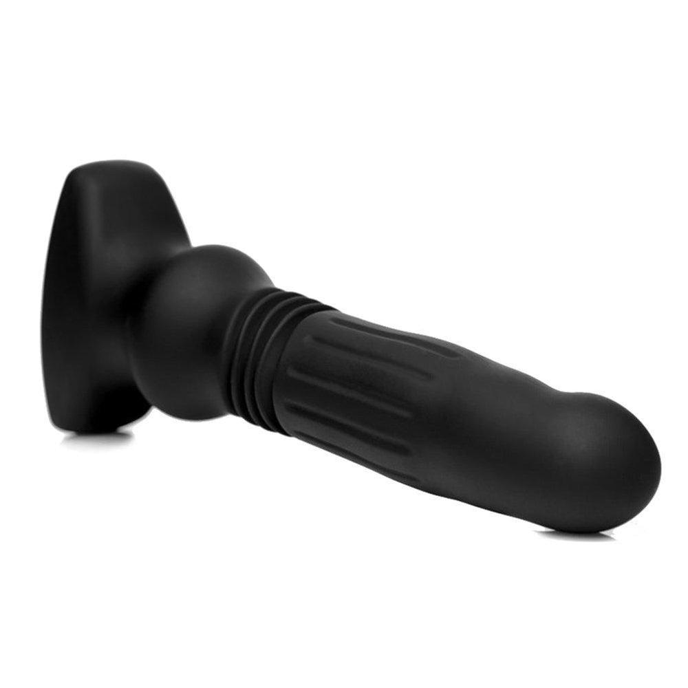 Thrusting butt plug on side