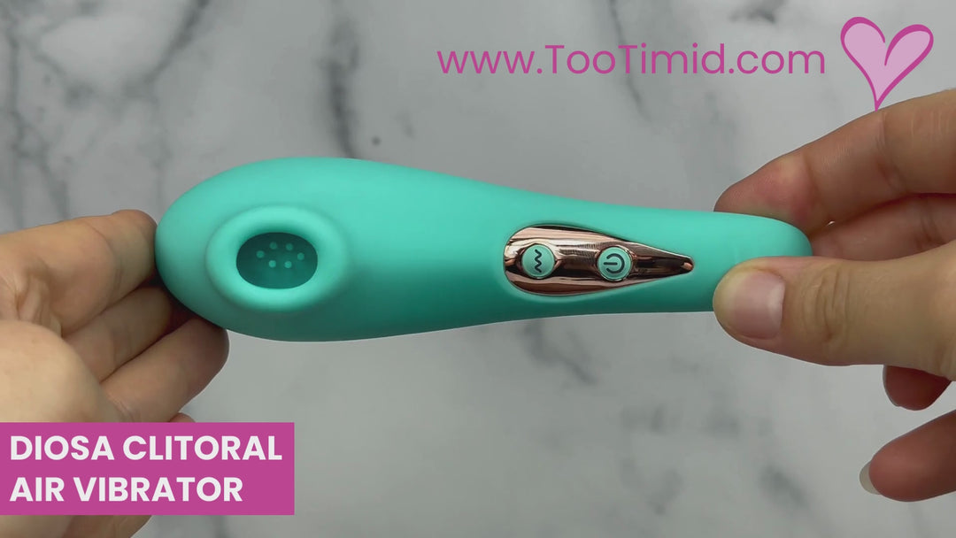 Video of teal air pulse vibrator