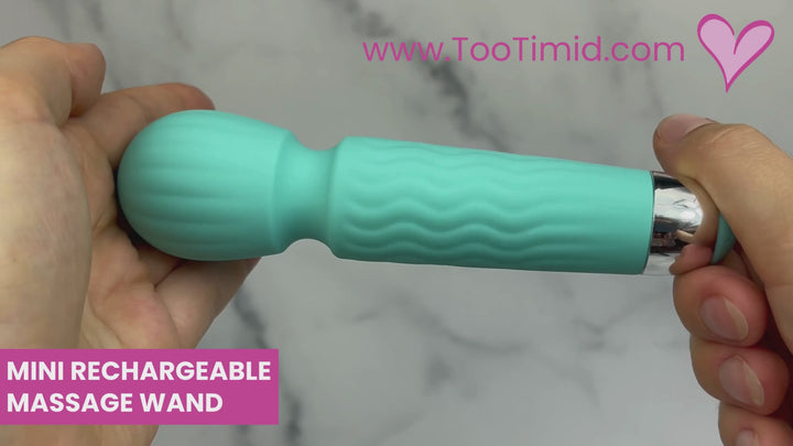 Video of teal massage wand