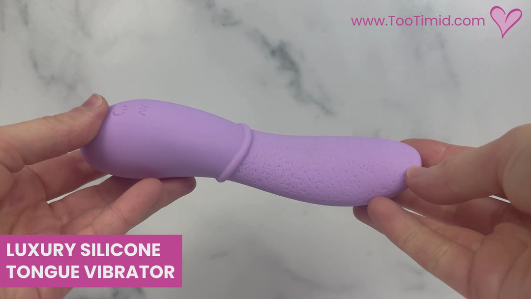 Luxury Silicone Tongue Vibrator | Clit, Pussy, & RJ Stimulations!