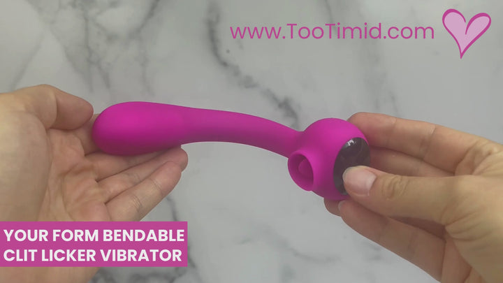 Your Form Bendable Clit Licker Vibrator