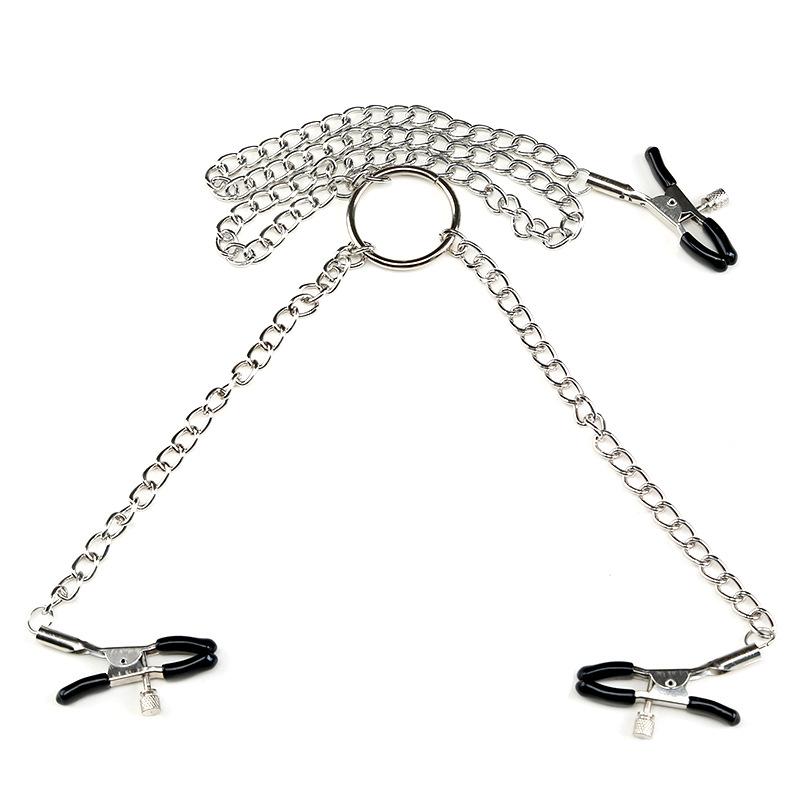 Adjustable Nipple Clamp & Clit Clamp Set - Bondage