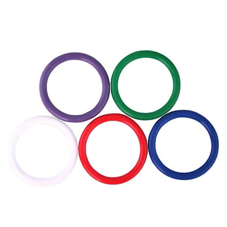 Set Of 5 Colorful Cock Rings - Male Sex Toys