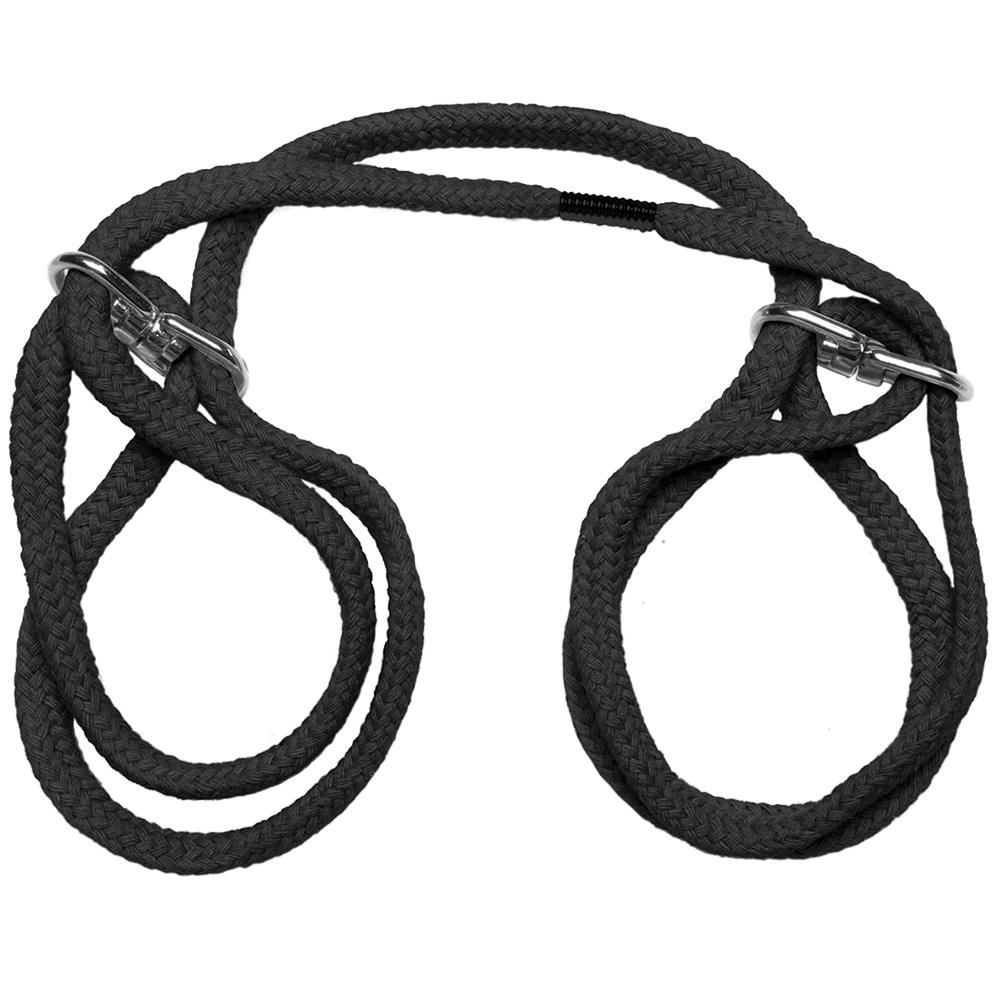 Japanese Style Black Wrist or Ankle Cuffs - Bondage