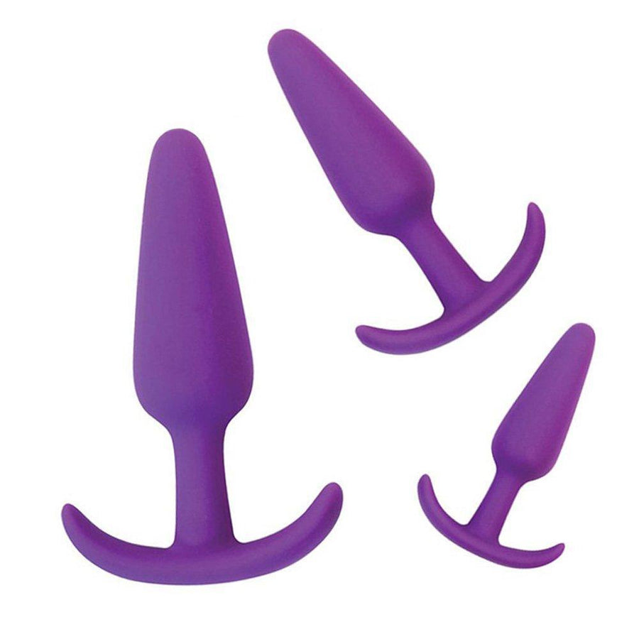 Rump Rockers 3pc Silicone Anal Training Set - Anal Toys