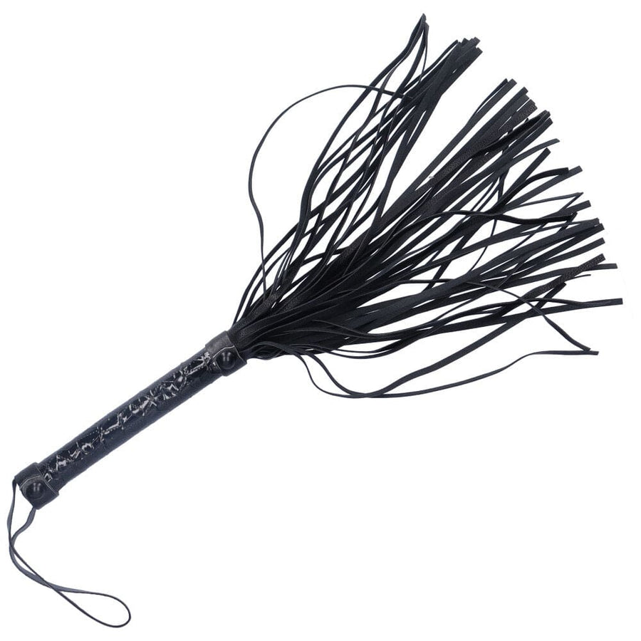 Black bondage flogger