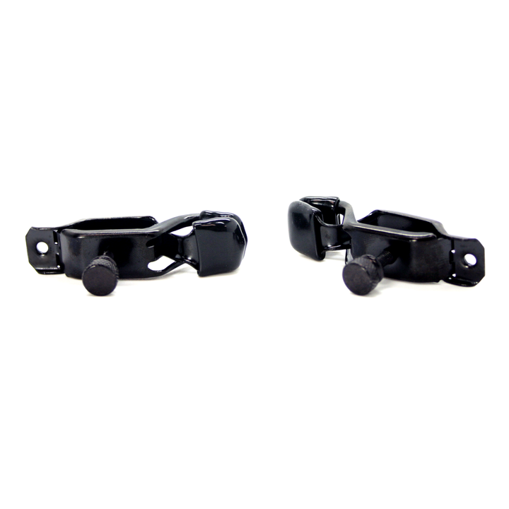 Adjustable Open Wide Black Nipple Clamps - Bondage