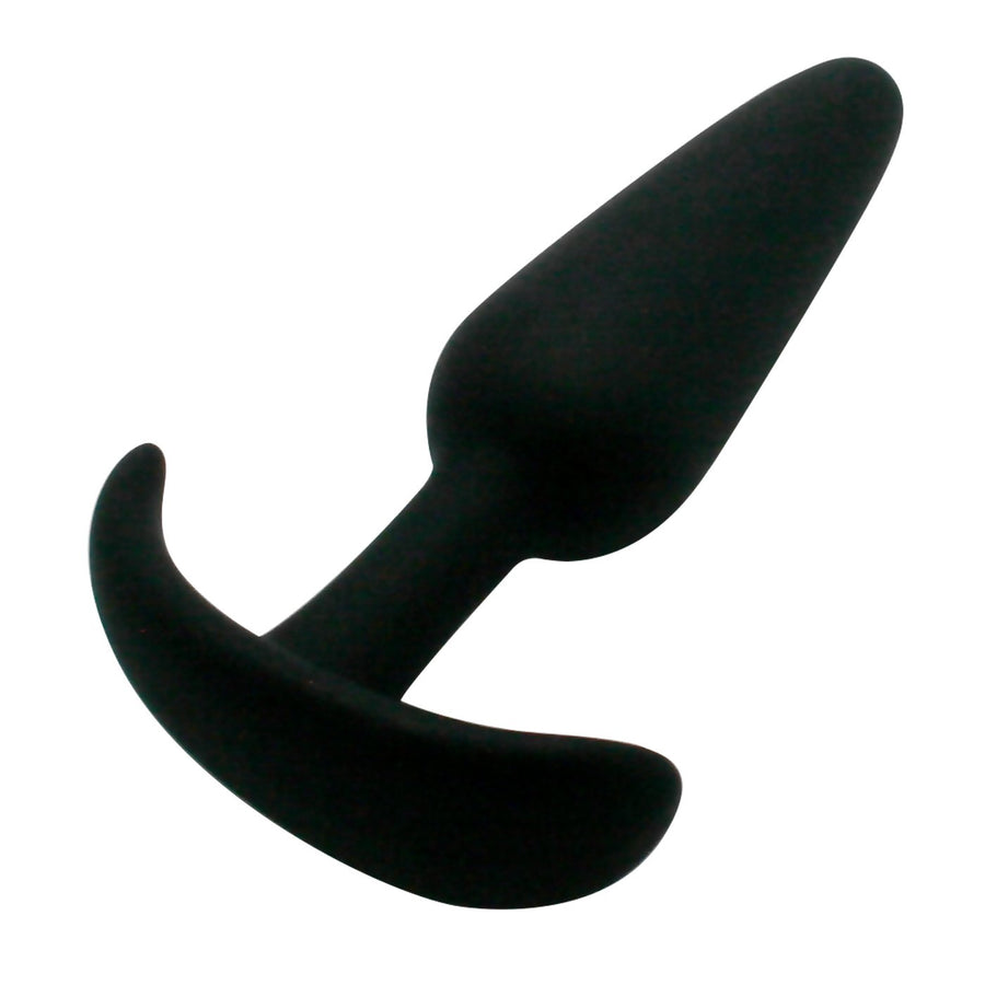 Black Silicone Anal Plug - Anal Toys