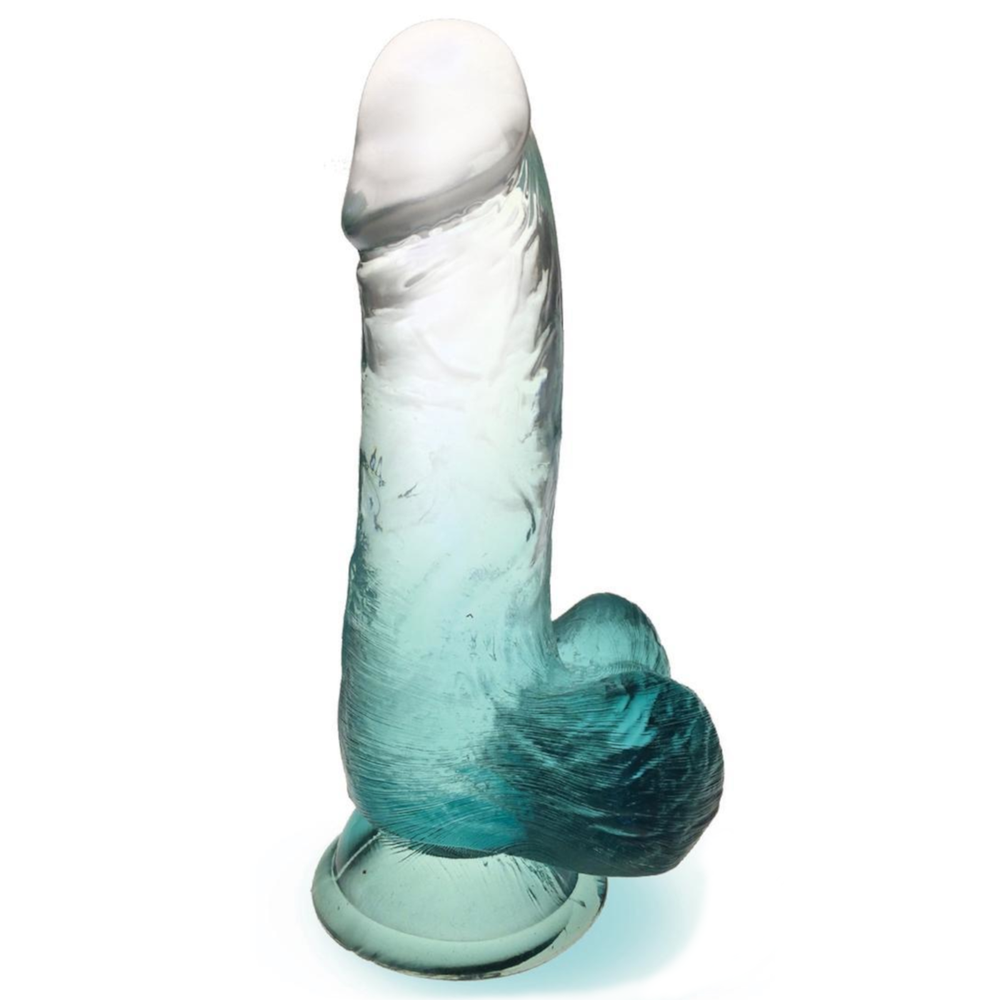 Image of the emerald shades dildo.