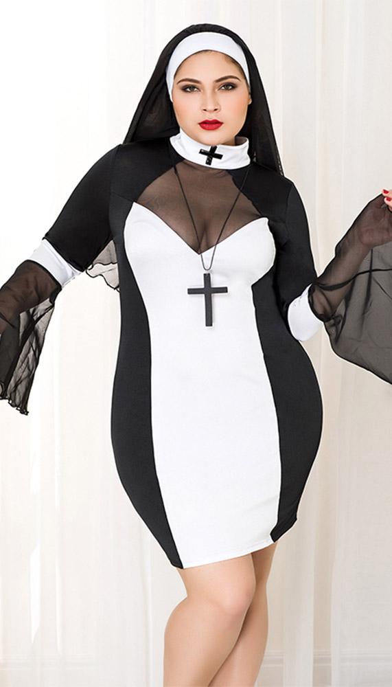 Naughty Nun Costume - Lingerie