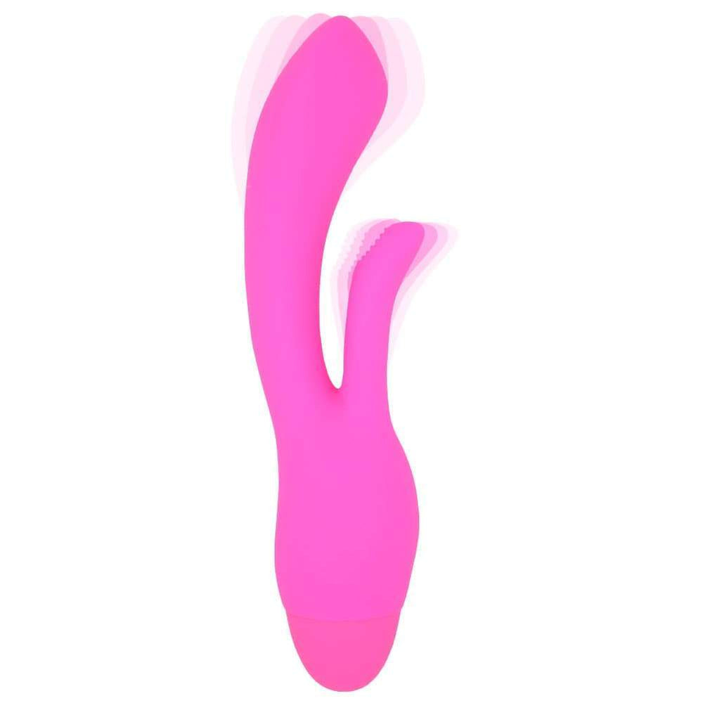 Silicone G-Spot Rabbit Shown Vibrating