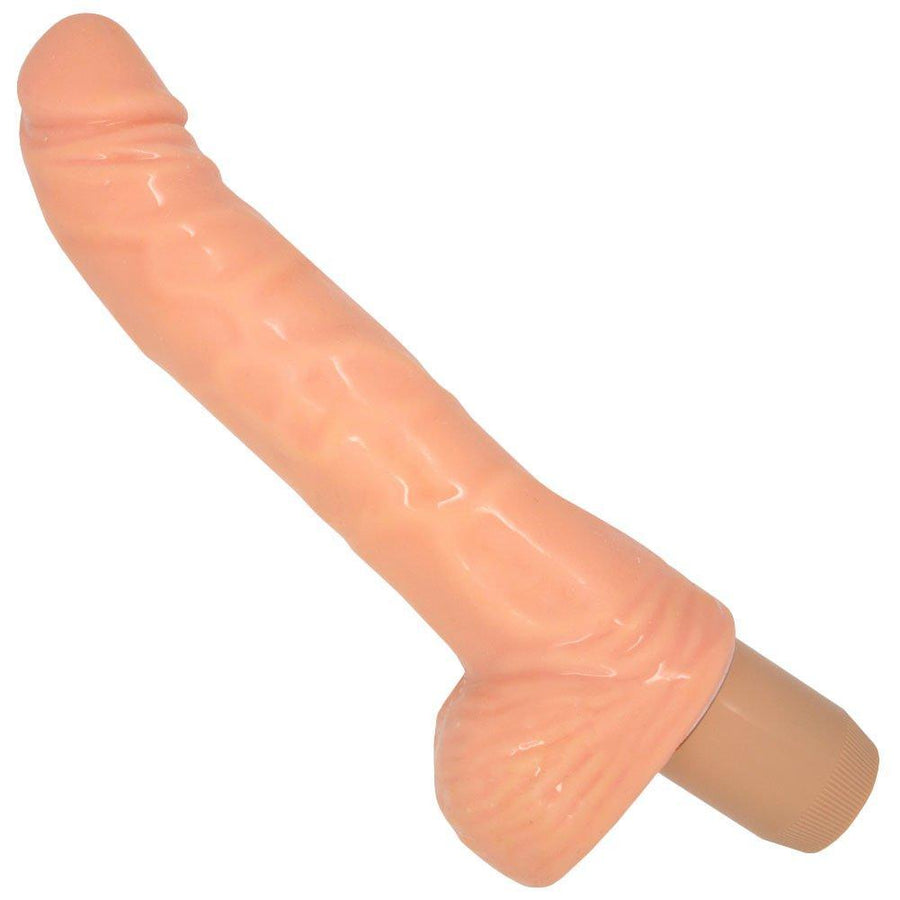 Curved Stud Bendable Vibrating Dildo  - Dildos