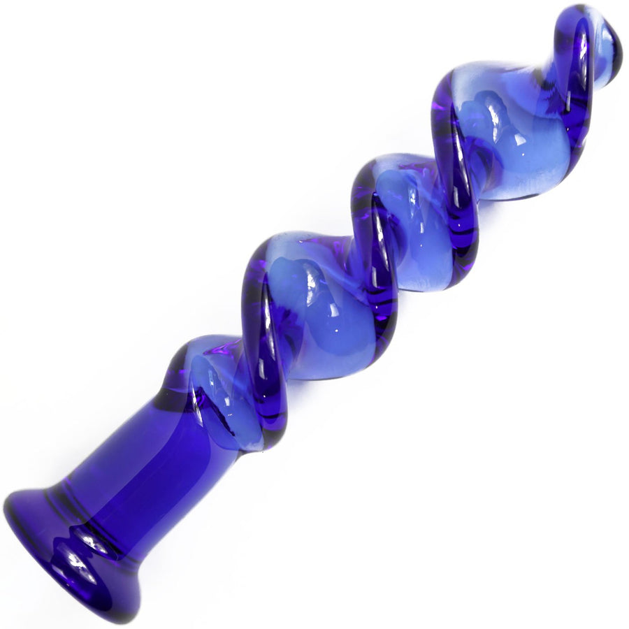 Corkscrew Rippled | Glass Dildo