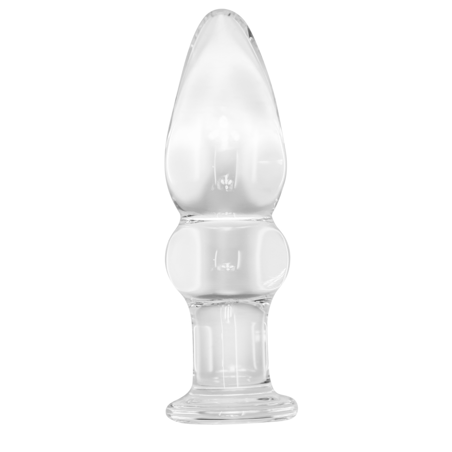 Beaded Glass Anal Plug | Glass Butt Plugs