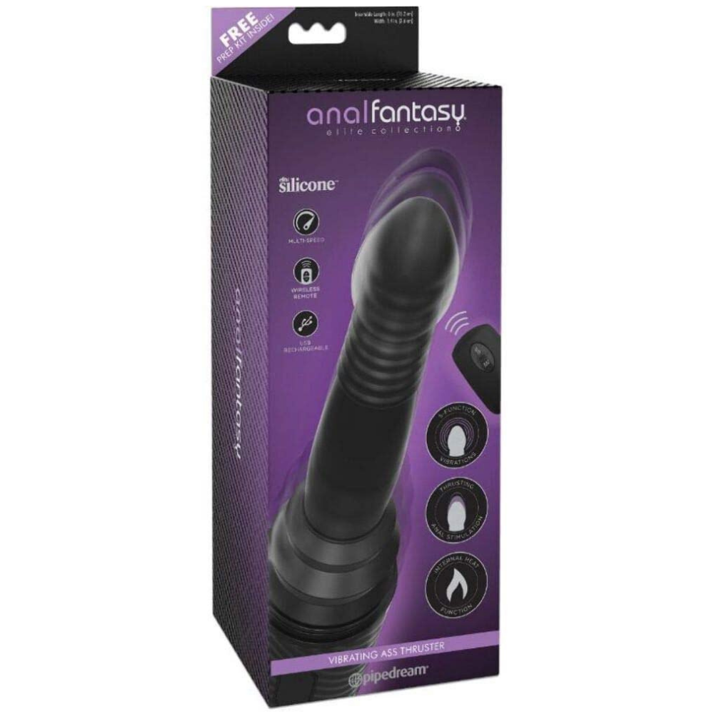 Thrusting Anal Vibrator With Suction Cup | Anal Toys – TooTimid.com