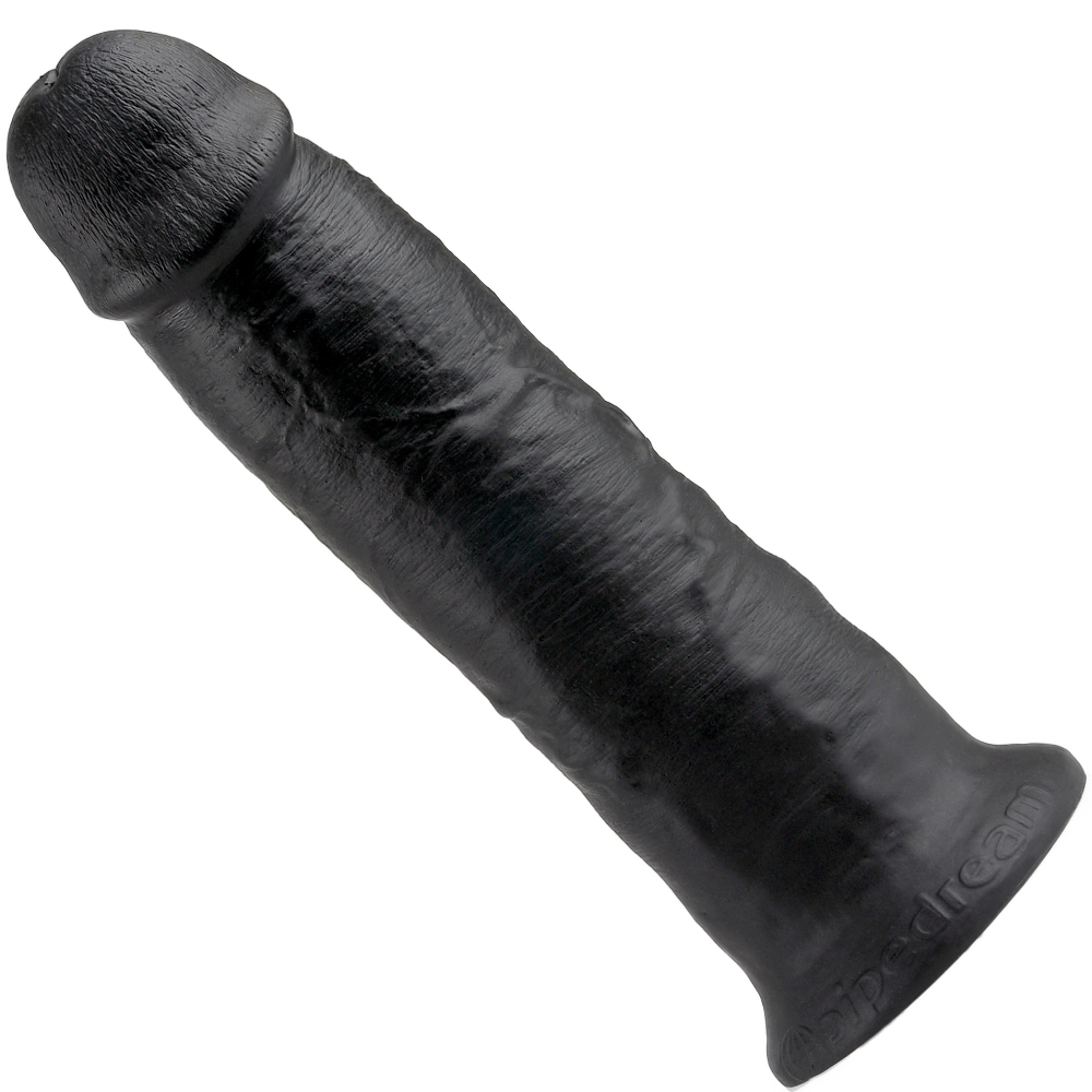 10 Inch Black Dildo - Dildos