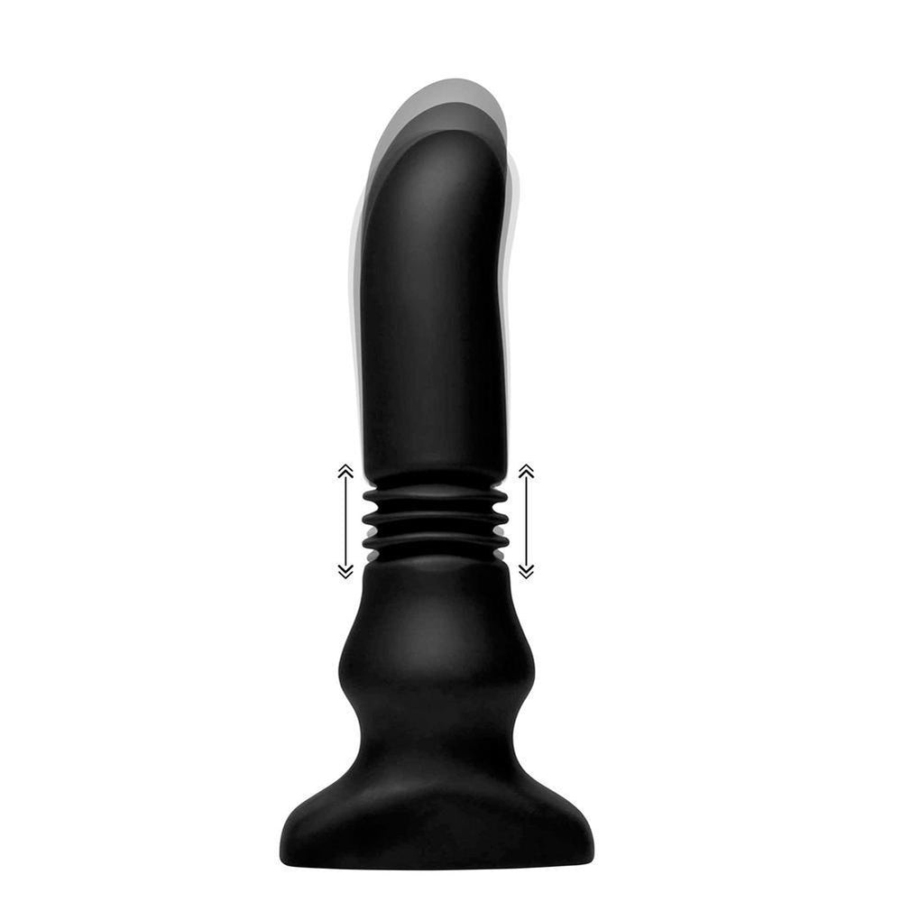 Silicone Thrusting Prostate Massager with Remote  - Anal Toys