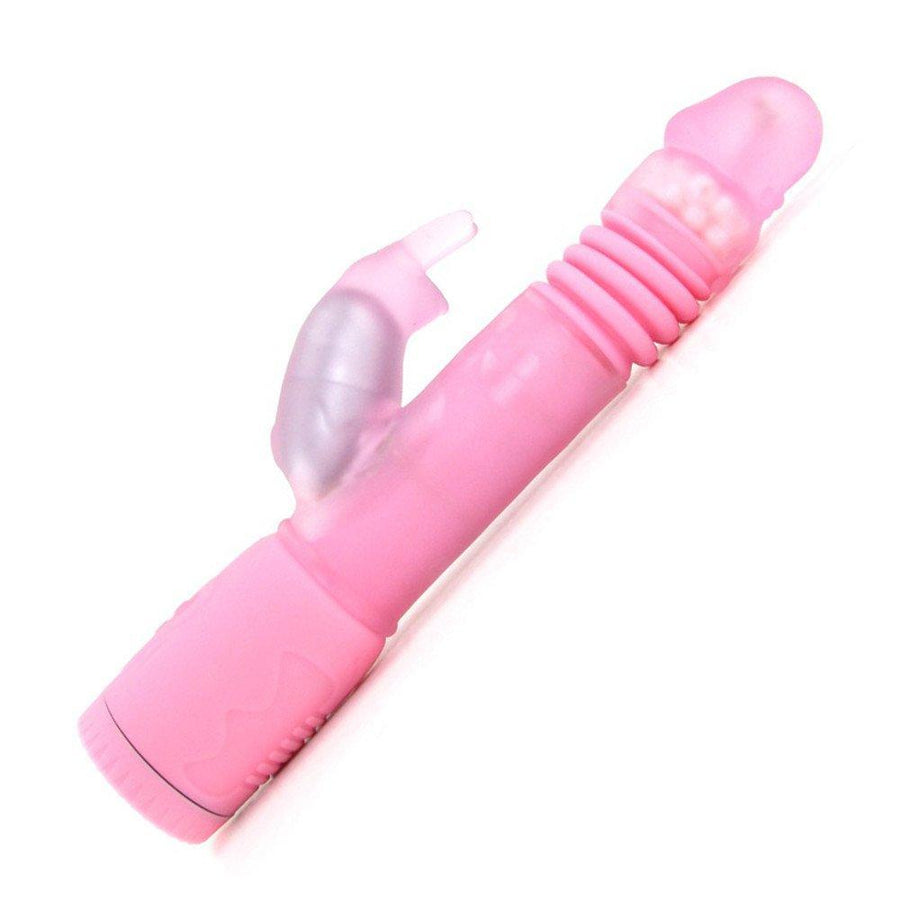 Remote Control Thrusting Rabbit Pearl Vibrator - Vibrators